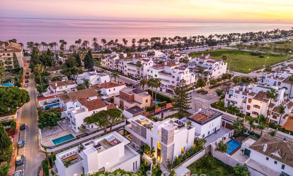 Fantastique villa neuve sur plan, à vendre, dans un quartier de San Pedro à Marbella, en bord de mer 66391