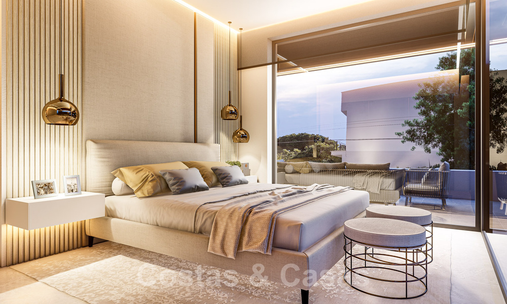 Villa moderne de construction neuve à vendre à distance de marche de la plage, à San Pedro de Alcantara, Marbella 40559