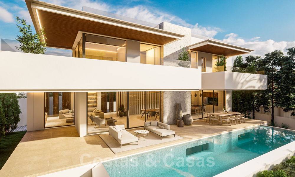 Villa moderne de construction neuve à vendre à distance de marche de la plage, à San Pedro de Alcantara, Marbella 40564