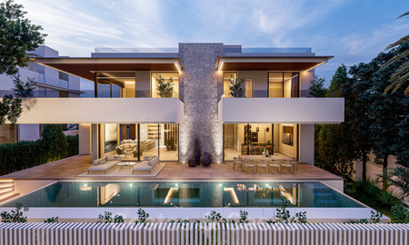 Villa moderne de construction neuve à vendre à distance de marche de la plage, à San Pedro de Alcantara, Marbella 40567