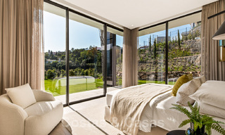Spacieuse villa moderne à vendre avec vue spectaculaire sur la mer dans une communauté fermée à Benahavis - Marbella 40696 