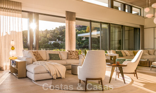 Spacieuse villa moderne à vendre avec vue spectaculaire sur la mer dans une communauté fermée à Benahavis - Marbella 40748 