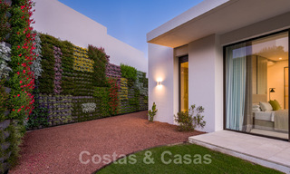 Spacieuse villa moderne à vendre avec vue spectaculaire sur la mer dans une communauté fermée à Benahavis - Marbella 40761 