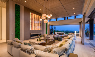 Spacieuse villa moderne à vendre avec vue spectaculaire sur la mer dans une communauté fermée à Benahavis - Marbella 40764 
