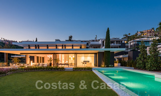 Spacieuse villa moderne à vendre avec vue spectaculaire sur la mer dans une communauté fermée à Benahavis - Marbella 40773 