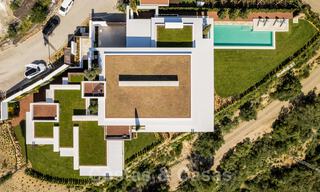 Spacieuse villa moderne à vendre avec vue spectaculaire sur la mer dans une communauté fermée à Benahavis - Marbella 40779 