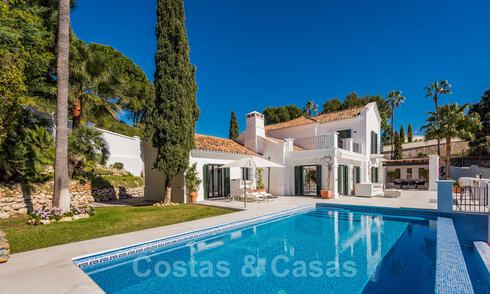 Magnifique villa andalouse traditionnelle à vendre avec vue panoramique sur la mer à Benahavis - Marbella 40784