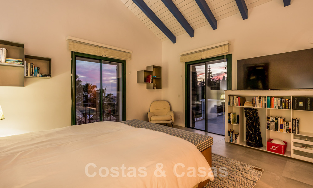 Magnifique villa andalouse traditionnelle à vendre avec vue panoramique sur la mer à Benahavis - Marbella 40786
