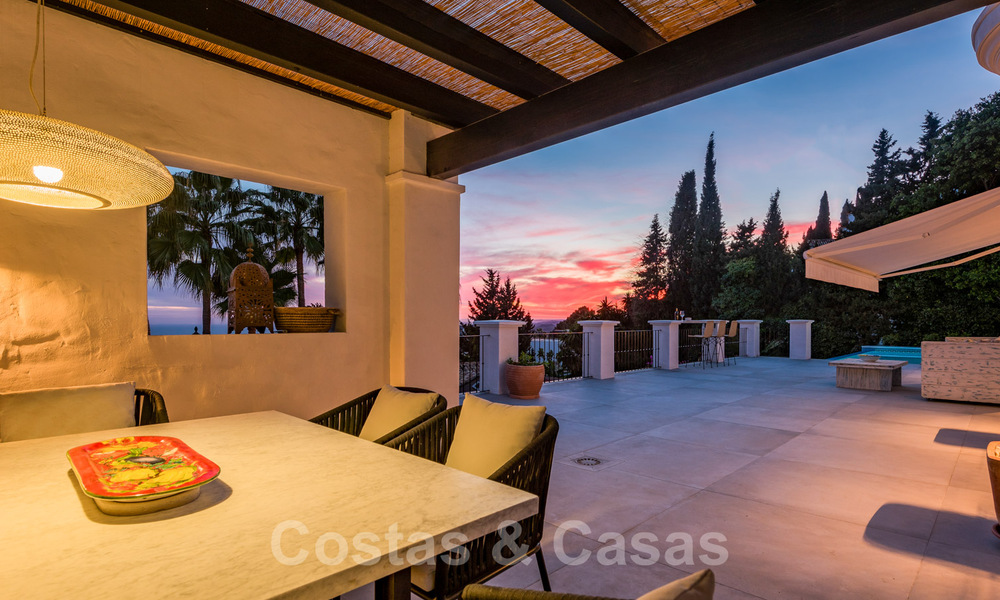 Magnifique villa andalouse traditionnelle à vendre avec vue panoramique sur la mer à Benahavis - Marbella 40790