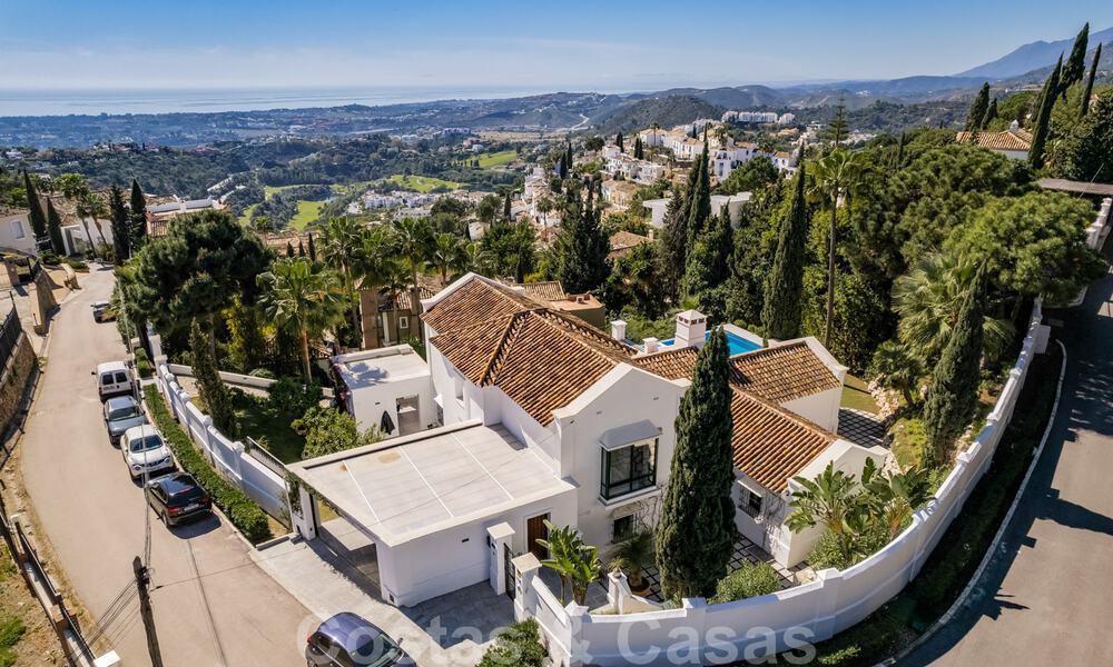 Magnifique villa andalouse traditionnelle à vendre avec vue panoramique sur la mer à Benahavis - Marbella 40792