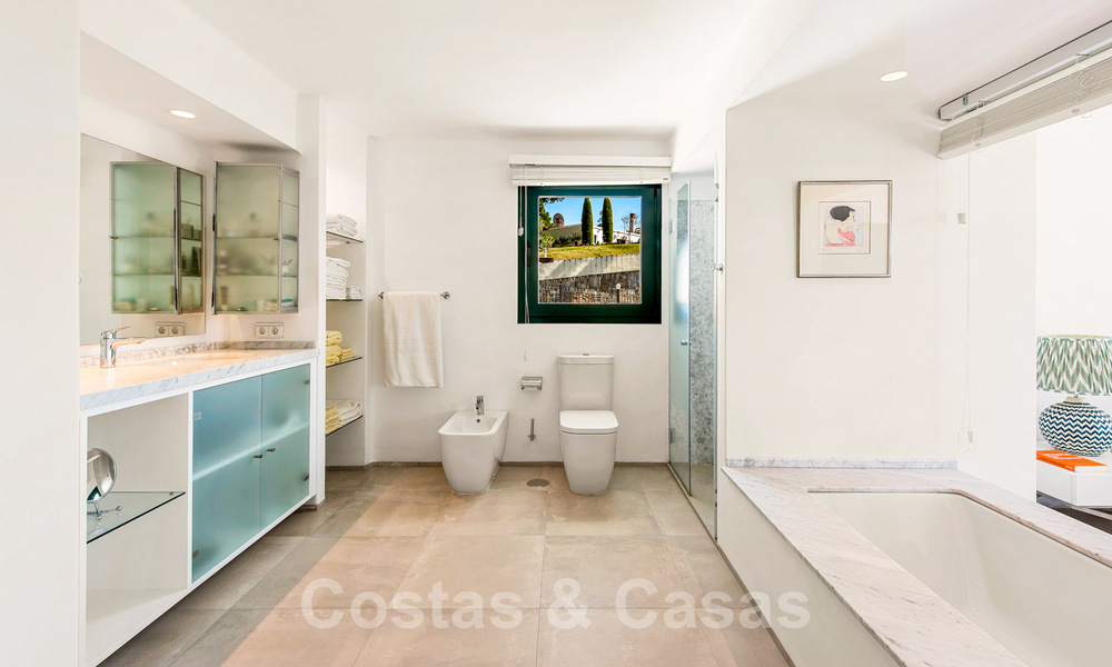 Magnifique villa andalouse traditionnelle à vendre avec vue panoramique sur la mer à Benahavis - Marbella 40793