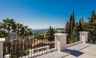 Magnifique villa andalouse traditionnelle à vendre avec vue panoramique sur la mer à Benahavis - Marbella 40800 