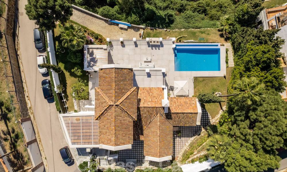 Magnifique villa andalouse traditionnelle à vendre avec vue panoramique sur la mer à Benahavis - Marbella 40801