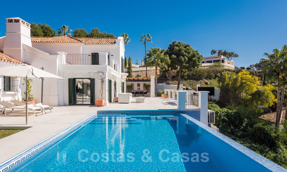 Magnifique villa andalouse traditionnelle à vendre avec vue panoramique sur la mer à Benahavis - Marbella 40803