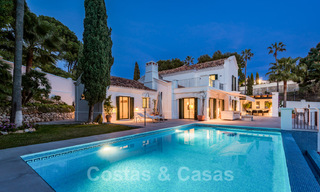 Magnifique villa andalouse traditionnelle à vendre avec vue panoramique sur la mer à Benahavis - Marbella 40804 