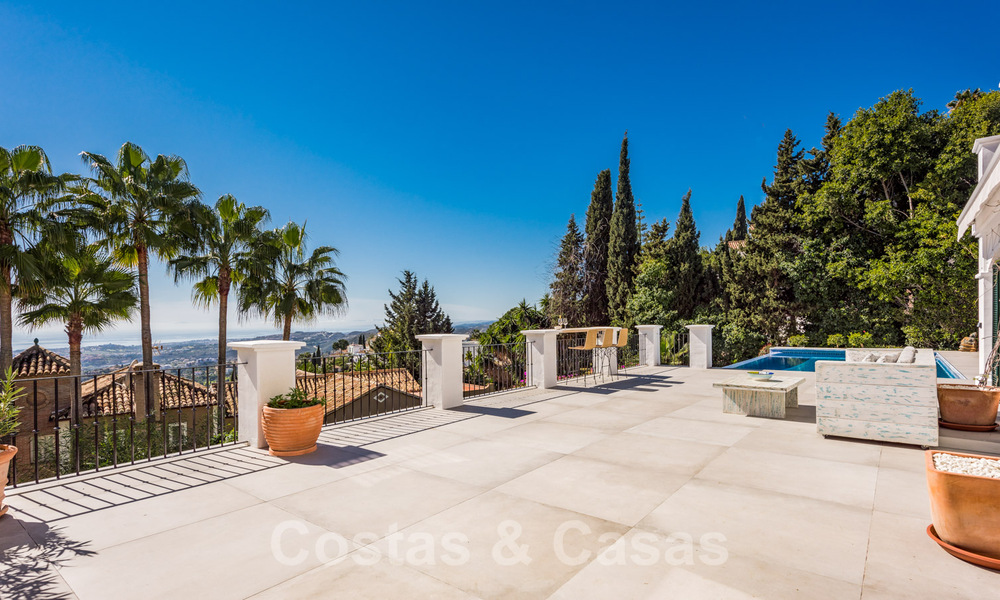 Magnifique villa andalouse traditionnelle à vendre avec vue panoramique sur la mer à Benahavis - Marbella 40814