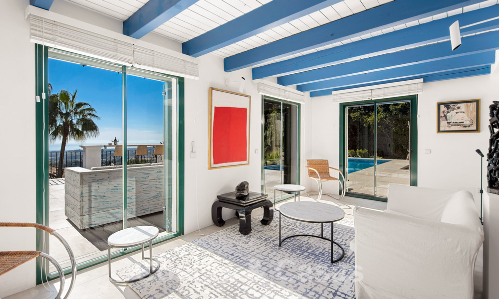Magnifique villa andalouse traditionnelle à vendre avec vue panoramique sur la mer à Benahavis - Marbella 40821