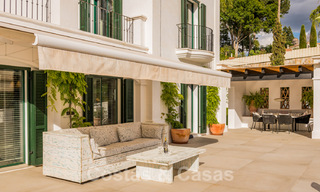 Magnifique villa andalouse traditionnelle à vendre avec vue panoramique sur la mer à Benahavis - Marbella 40823 