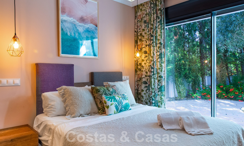 Villa contemporaine, méditerranéenne, de luxe à vendre dans la vallée du golf de Nueva Andalucia, Marbella 41004