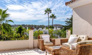 Villa contemporaine, méditerranéenne, de luxe à vendre dans la vallée du golf de Nueva Andalucia, Marbella 41016 