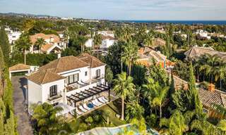 Villa contemporaine, méditerranéenne, de luxe à vendre dans la vallée du golf de Nueva Andalucia, Marbella 41025 
