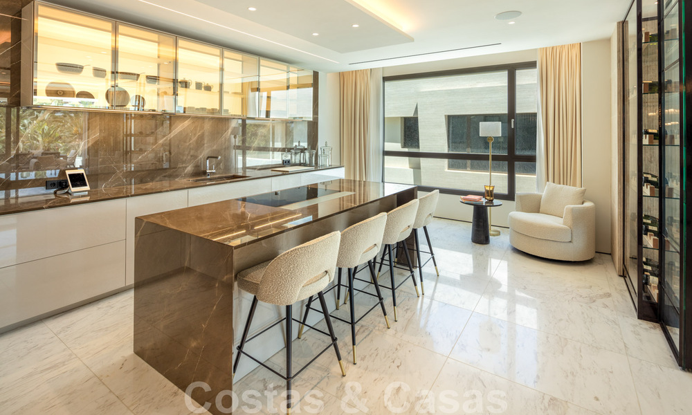 Luxueux penthouse exclusif avec une immense solarium et une piscine privée à vendre à Marbella, Golden Mile 41117