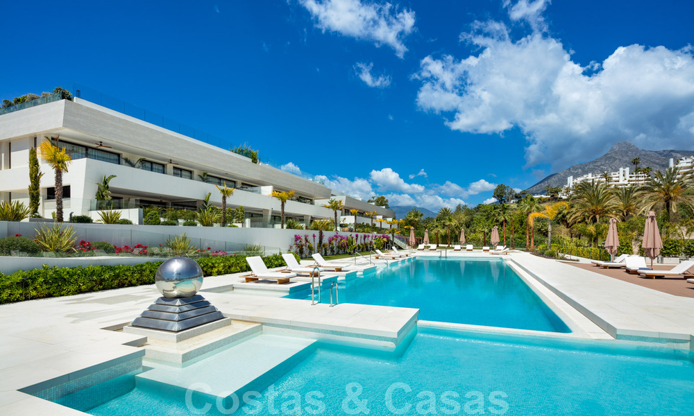 Luxueux penthouse exclusif avec une immense solarium et une piscine privée à vendre à Marbella, Golden Mile 41128