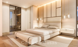 Terrain+projet villa à vendre avec vue sur les montagnes et golf dans la vallée de Nueva Andalucia, Marbella 41199 