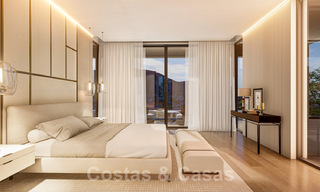 Terrain+projet villa à vendre avec vue sur les montagnes et golf dans la vallée de Nueva Andalucia, Marbella 41200 