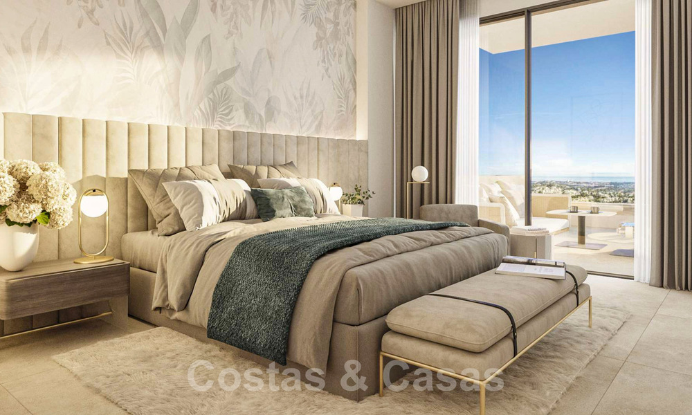 Appartements neufs, modernes et luxueux à vendre avec vue panoramique sur la mer à Marbella - Benahavis 41181