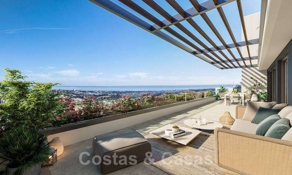Appartements neufs, modernes et luxueux à vendre avec vue panoramique sur la mer à Marbella - Benahavis 41206