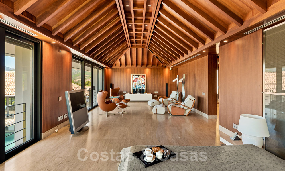 Villa de luxe moderne à vendre avec un intérieur design, dans le complexe exclusif La Zagaleta Golf, Benahavis - Marbella 41212