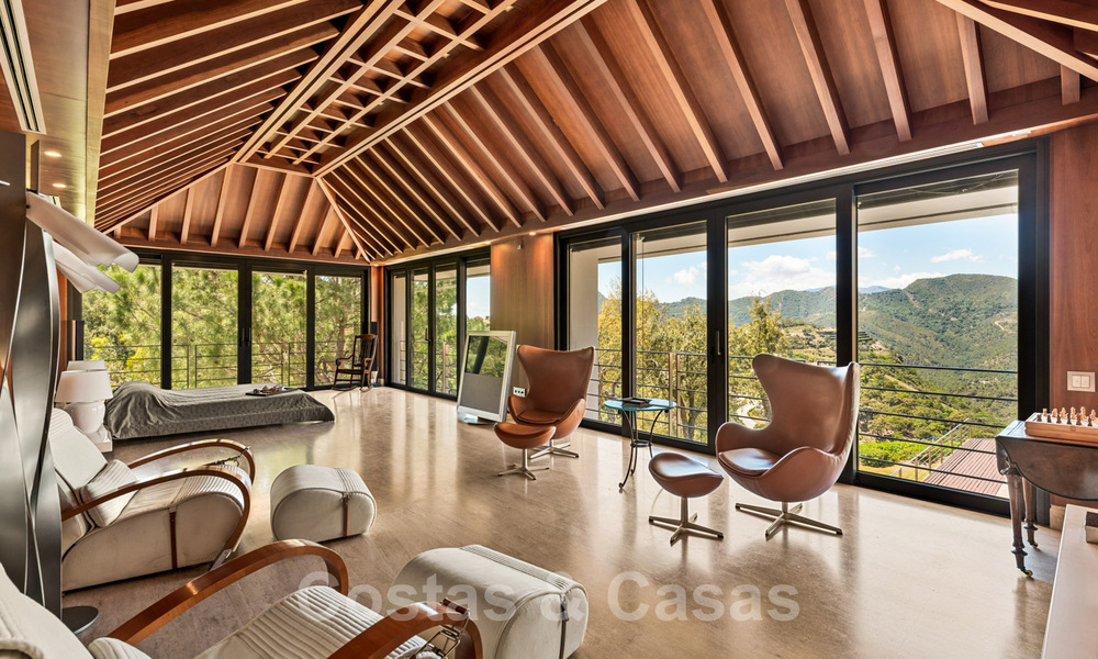 Villa de luxe moderne à vendre avec un intérieur design, dans le complexe exclusif La Zagaleta Golf, Benahavis - Marbella 41213