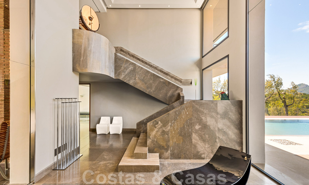 Villa de luxe moderne à vendre avec un intérieur design, dans le complexe exclusif La Zagaleta Golf, Benahavis - Marbella 41214