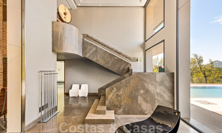 Villa de luxe moderne à vendre avec un intérieur design, dans le complexe exclusif La Zagaleta Golf, Benahavis - Marbella 41214 