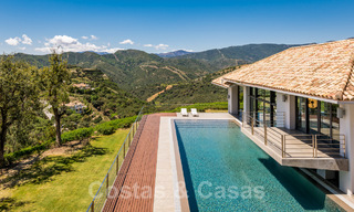 Villa de luxe moderne à vendre avec un intérieur design, dans le complexe exclusif La Zagaleta Golf, Benahavis - Marbella 41215 