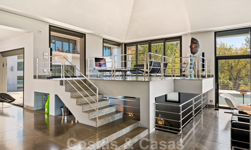 Villa de luxe moderne à vendre avec un intérieur design, dans le complexe exclusif La Zagaleta Golf, Benahavis - Marbella 41221