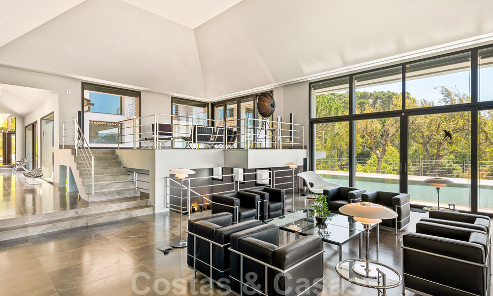 Villa de luxe moderne à vendre avec un intérieur design, dans le complexe exclusif La Zagaleta Golf, Benahavis - Marbella 41223