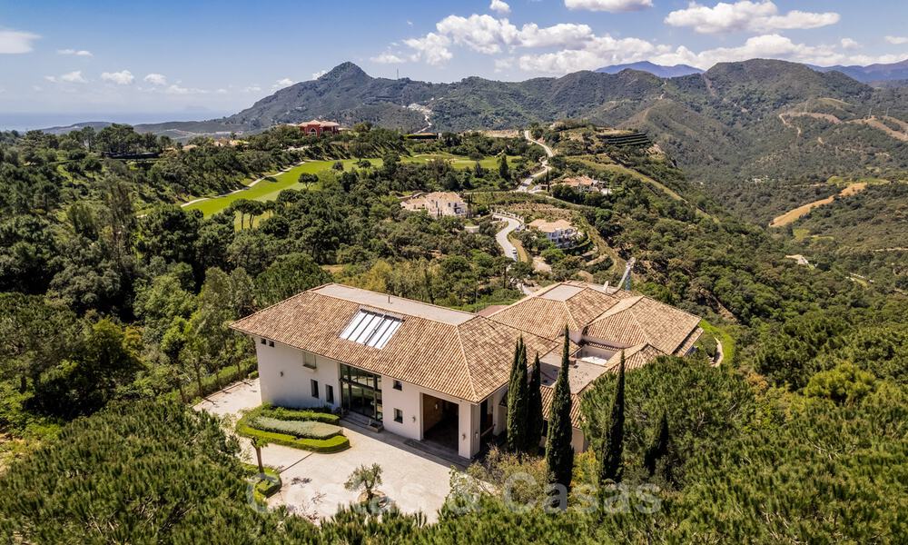Villa de luxe moderne à vendre avec un intérieur design, dans le complexe exclusif La Zagaleta Golf, Benahavis - Marbella 41233