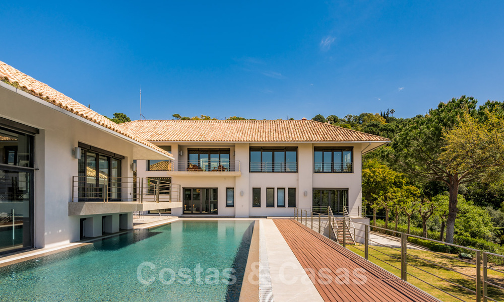 Villa de luxe moderne à vendre avec un intérieur design, dans le complexe exclusif La Zagaleta Golf, Benahavis - Marbella 41236