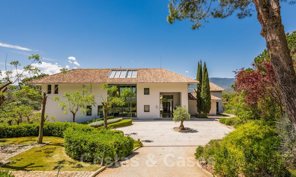 Villa de luxe moderne à vendre avec un intérieur design, dans le complexe exclusif La Zagaleta Golf, Benahavis - Marbella 41237