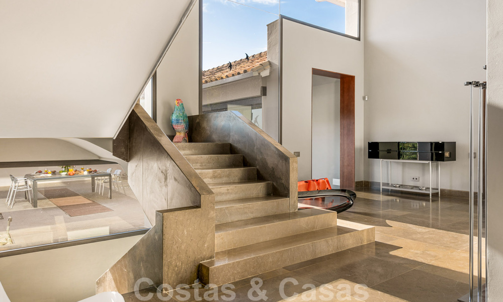 Villa de luxe moderne à vendre avec un intérieur design, dans le complexe exclusif La Zagaleta Golf, Benahavis - Marbella 41247
