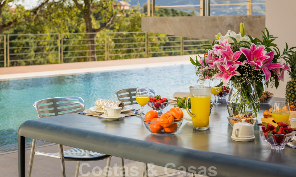 Villa de luxe moderne à vendre avec un intérieur design, dans le complexe exclusif La Zagaleta Golf, Benahavis - Marbella 41248