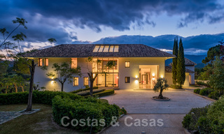 Villa de luxe moderne à vendre avec un intérieur design, dans le complexe exclusif La Zagaleta Golf, Benahavis - Marbella 41274 