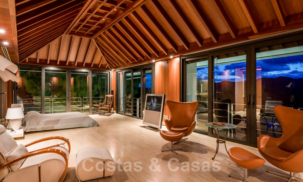 Villa de luxe moderne à vendre avec un intérieur design, dans le complexe exclusif La Zagaleta Golf, Benahavis - Marbella 41275