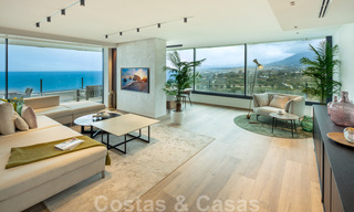 Appartement de luxe contemporain et moderne à vendre avec vue panoramique sur la mer à Rio Real, Marbella 41290 