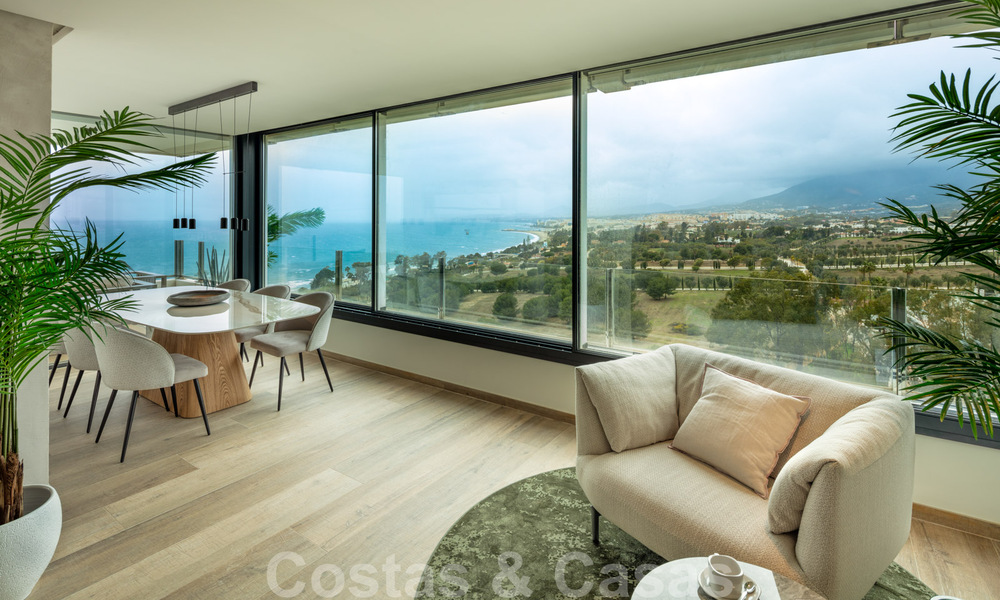 Appartement de luxe contemporain et moderne à vendre avec vue panoramique sur la mer à Rio Real, Marbella 41291