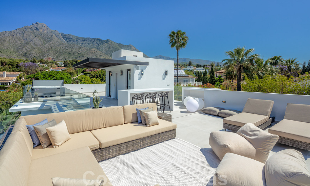 Villa contemporaine de luxe à vendre avec vue panoramique sur la mer et la montagne La Concha, sur la Golden Mile de Marbella 41303