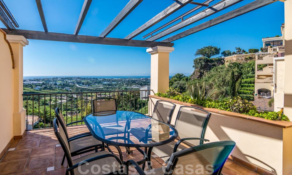 Luxueux penthouse en duplex à vendre avec vue panoramique sur la mer à Benahavis – Marbella 41459