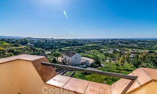 Luxueux penthouse en duplex à vendre avec vue panoramique sur la mer à Benahavis – Marbella 41477 